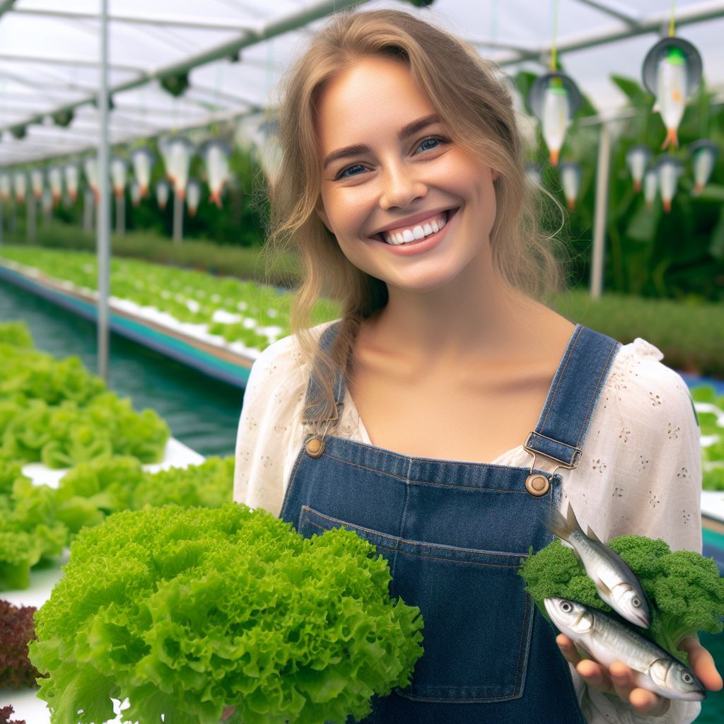 Aquaponic Harvest: Growing Veggies & Fish