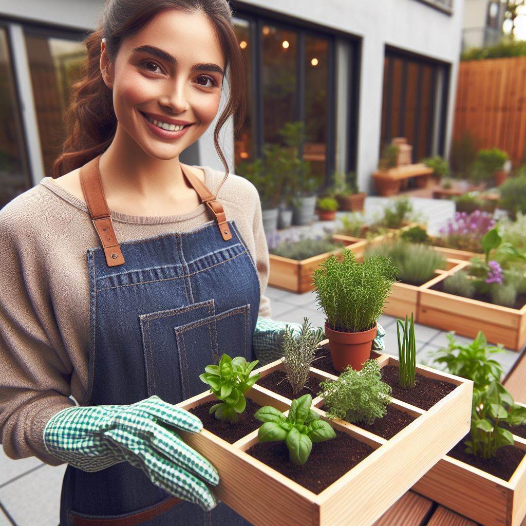 Efficient Herb Gardening in Mini Plots