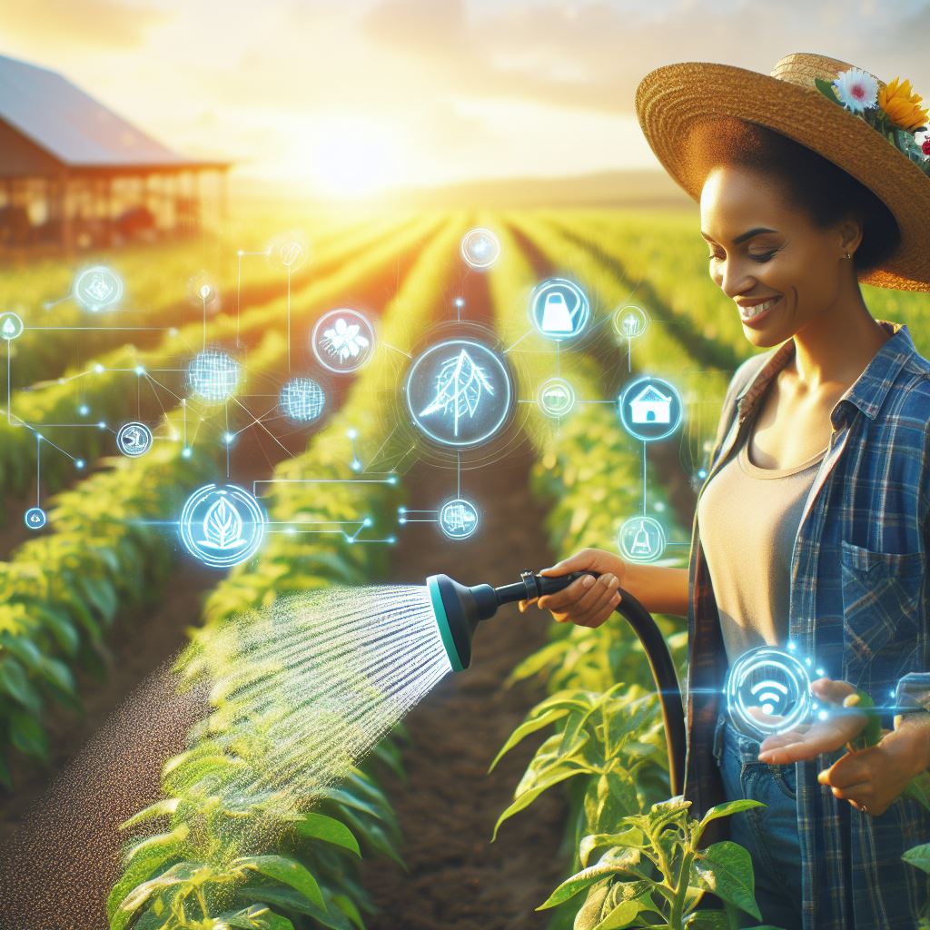 Efficient Watering with IoT in Agri
