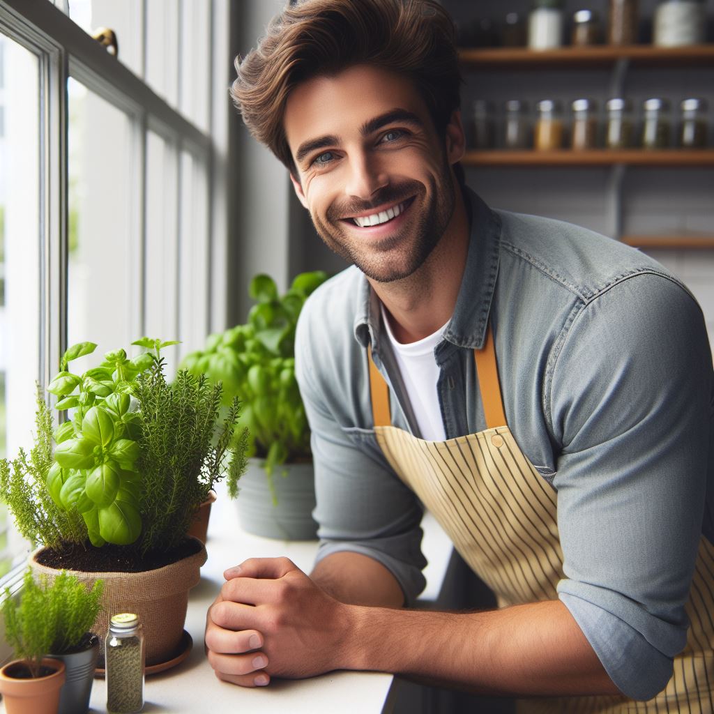 Kitchen Window Herbs Grow Your Own Flavor