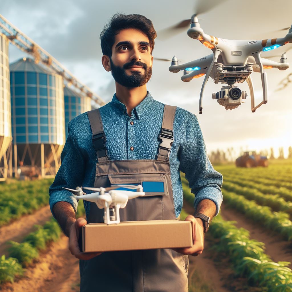 Drones in Agri Optimizing Supply Logistics