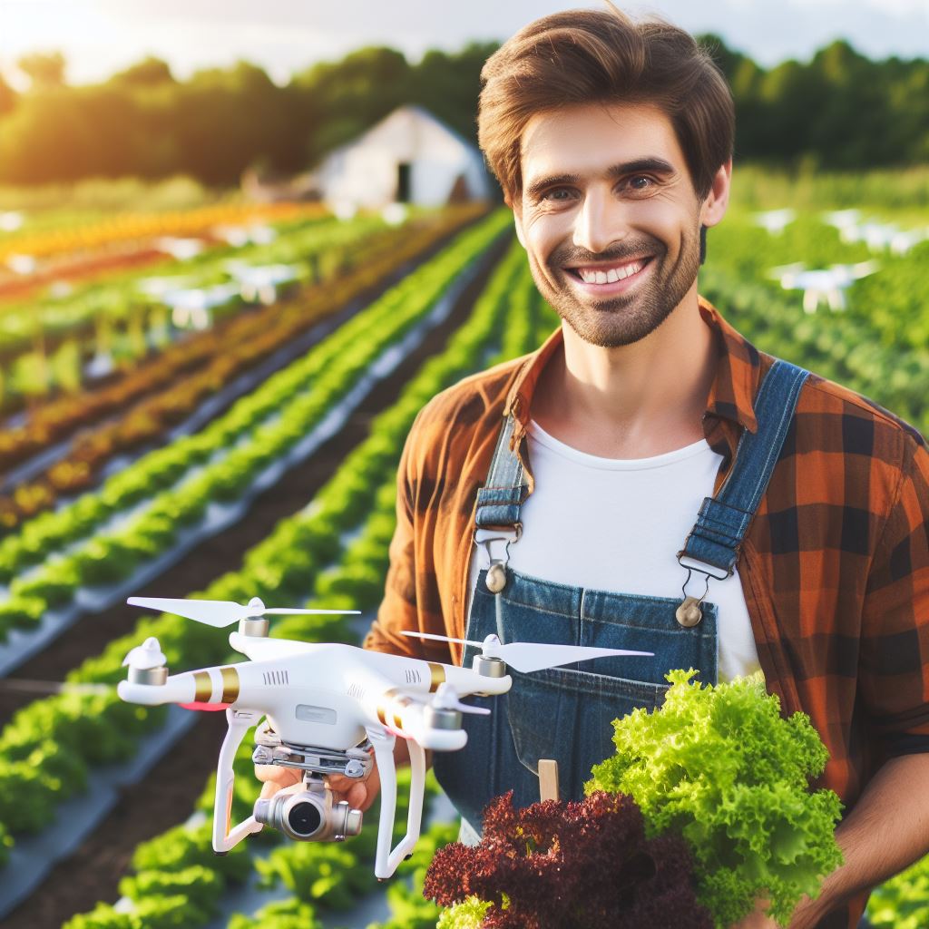 Drones in the Fields A Farmer's High-Tech Ally