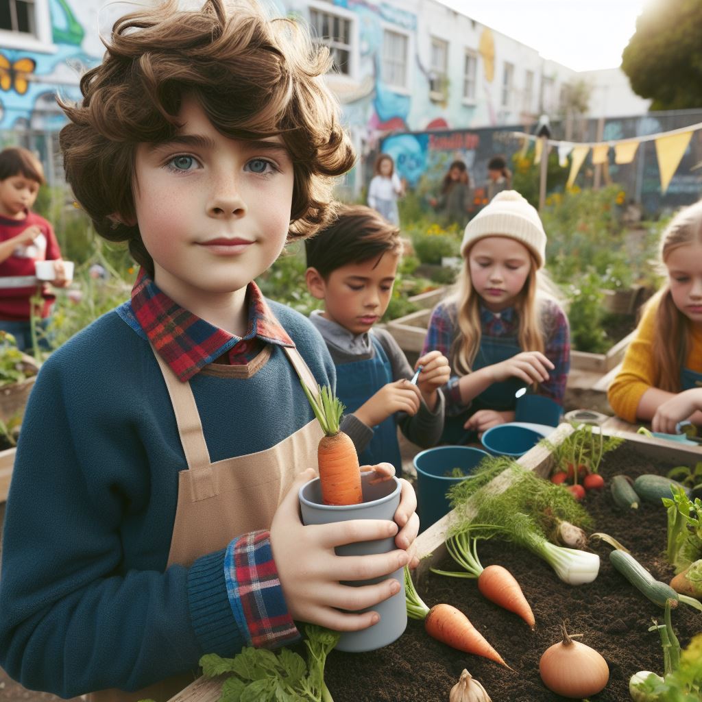 Edible Schoolyards: Kids in Urban Farming