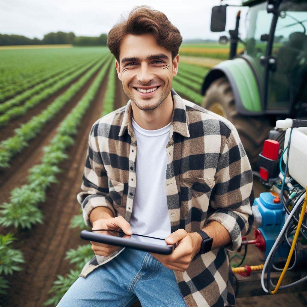 From Plows to iPads A Farmer's Tech Leap
