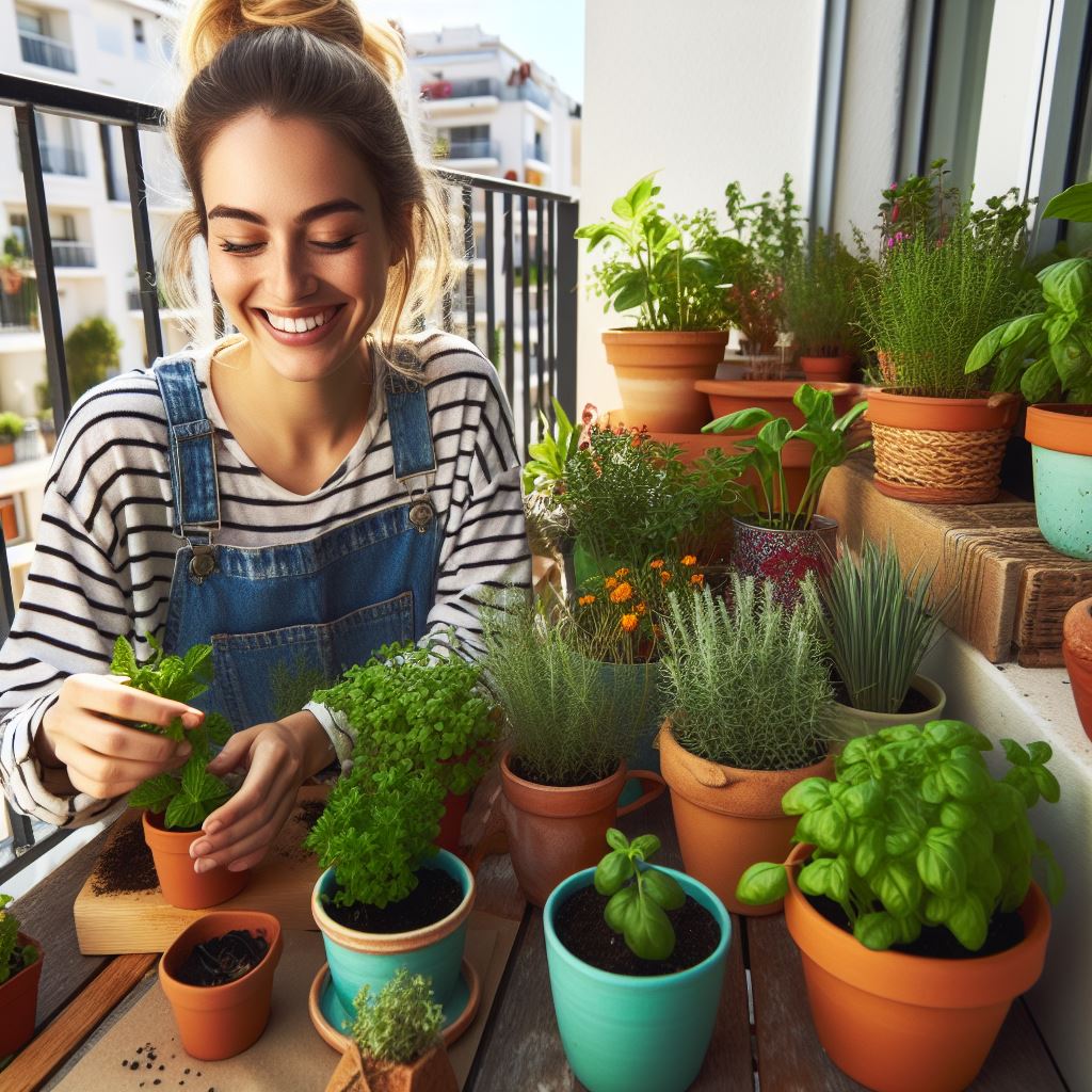 Herb Growing in Pots: The Compact Garden Guide