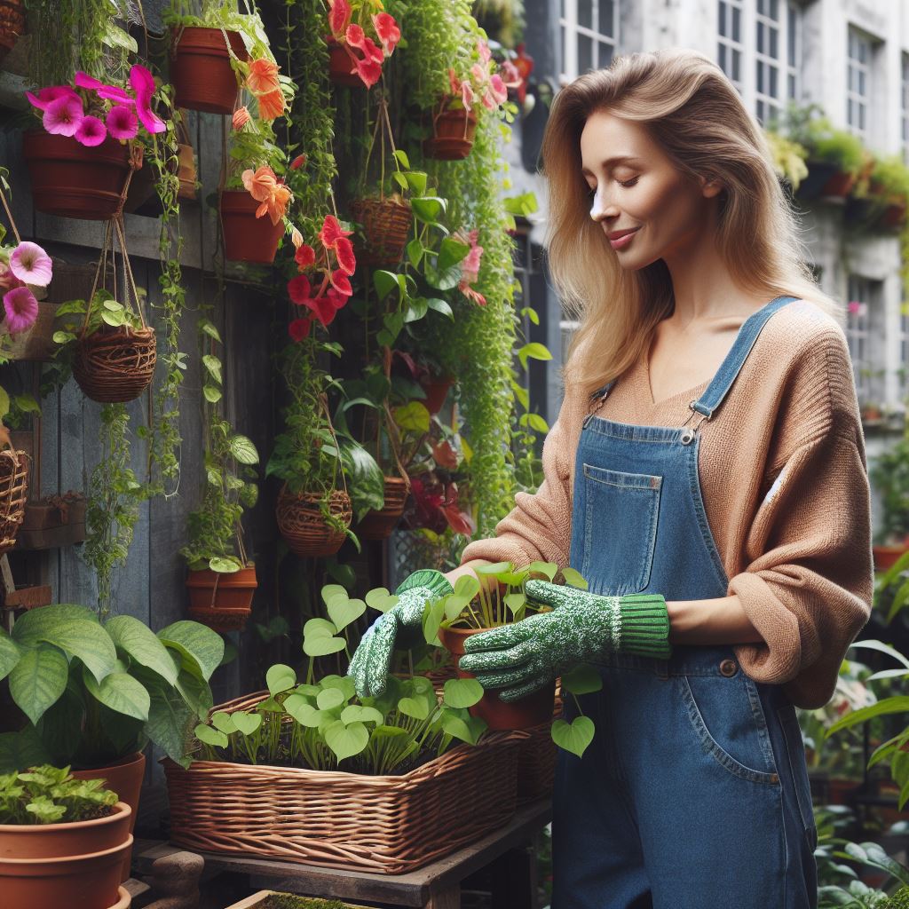 Vertical Veg: Climbing Plants in Containers