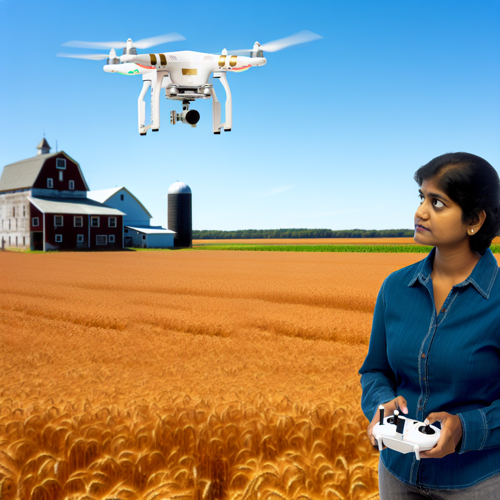 Implementing Drones for Crop Monitoring and Management