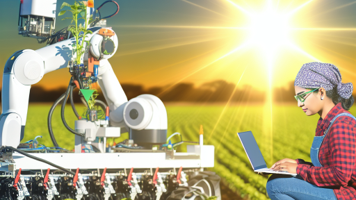 Data-Driven Farming Using Agricultural Robots