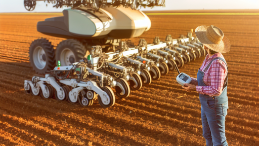 Automated Machinery Streamlining Sustainable Farming Techniques