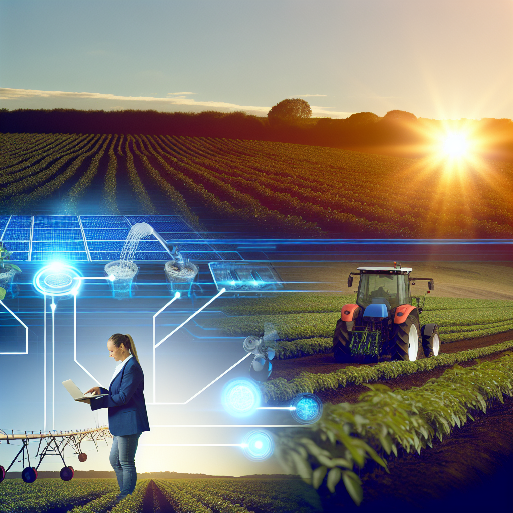 Automated Machinery Streamlining Sustainable Farming Techniques