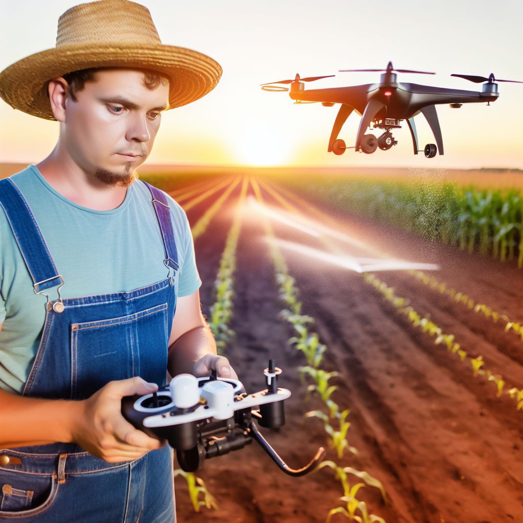 Drones For Efficient Irrigation Management In Farming