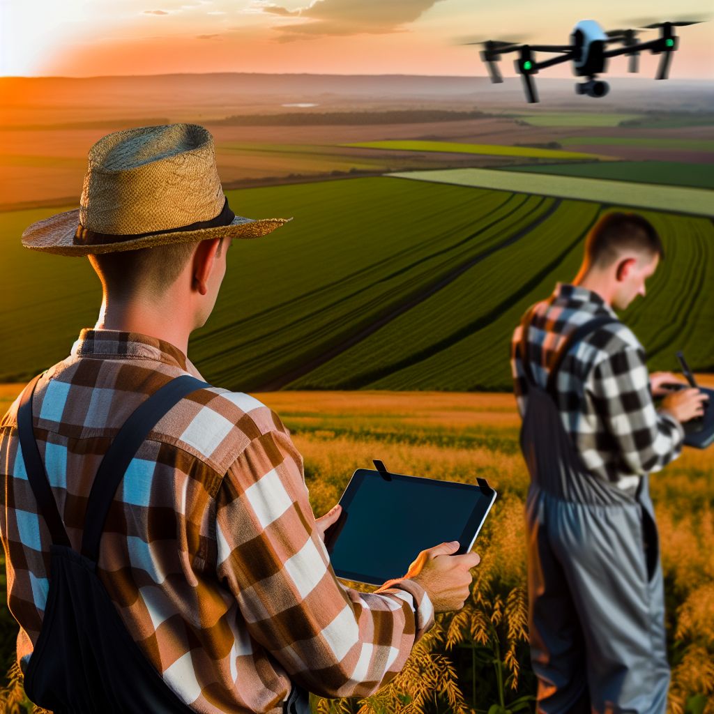 Utilizing Drones For Precision Farming Applications