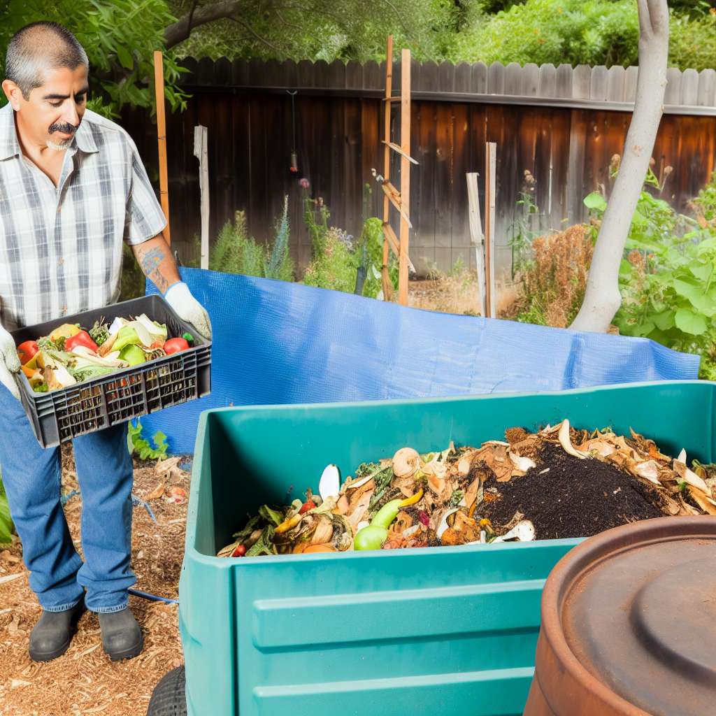 Community Gardens for Reducing Food Waste and Composting