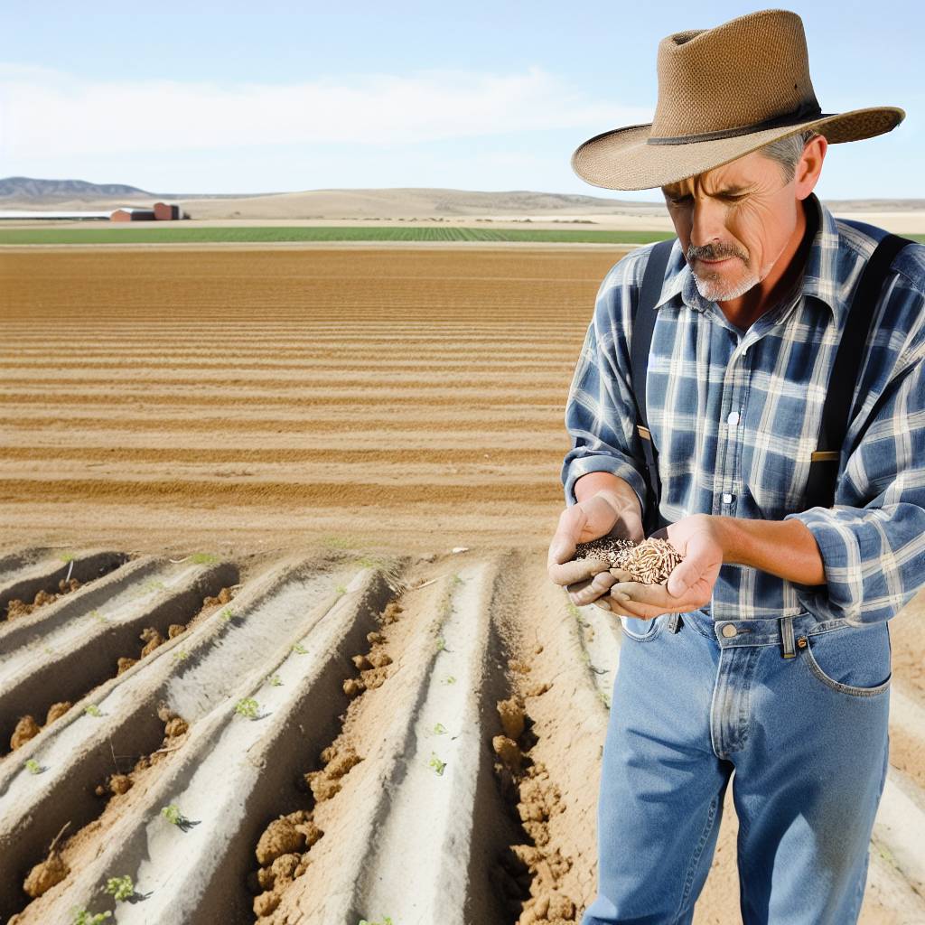 Selecting Drought-Resistant Seeds for Sustainable Farming Land