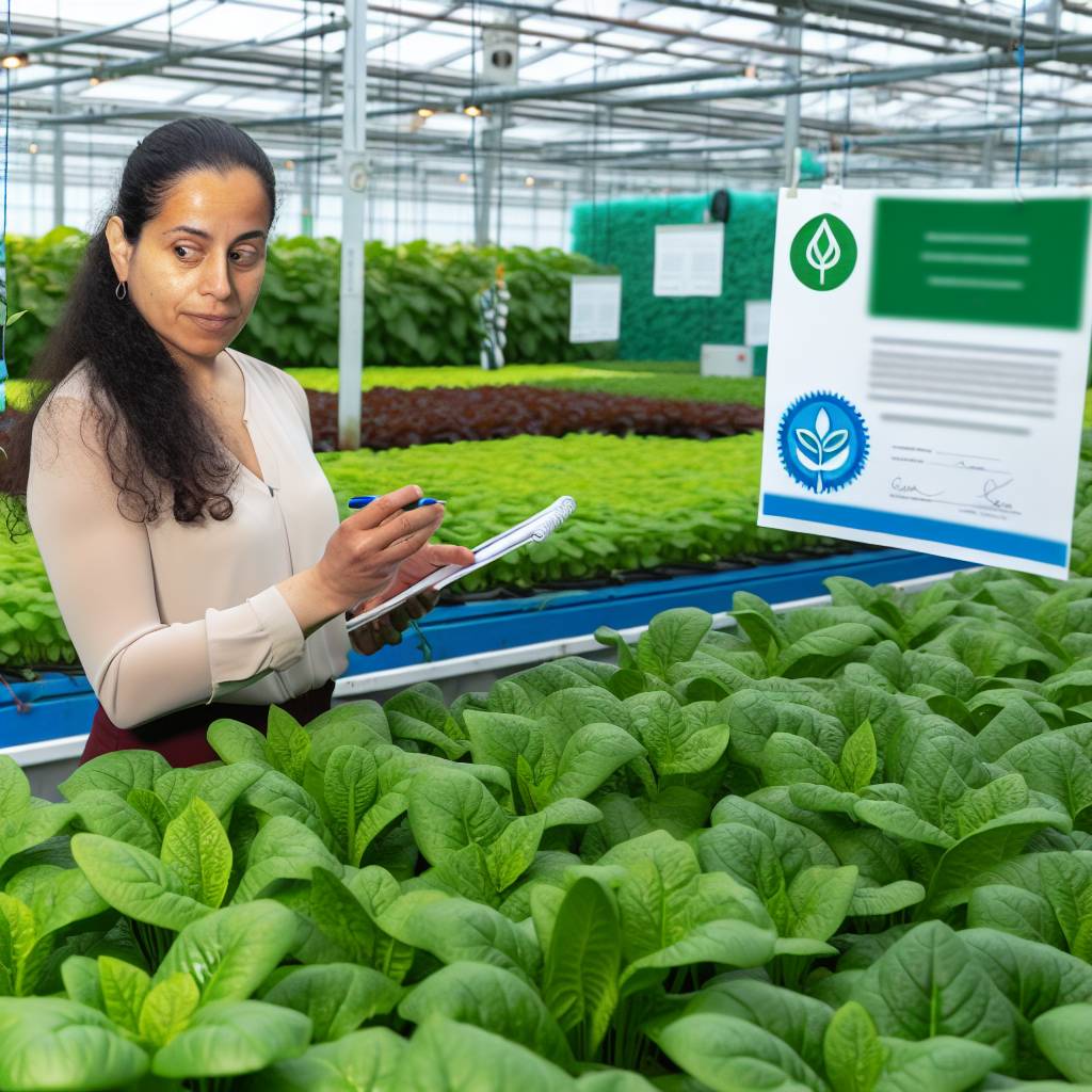 Sustainable Farm Certification for Greenhouse and Indoor Agriculture