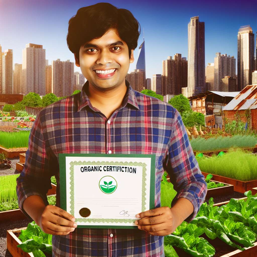 Urban Farming and Organic Certification Requirements in the USA